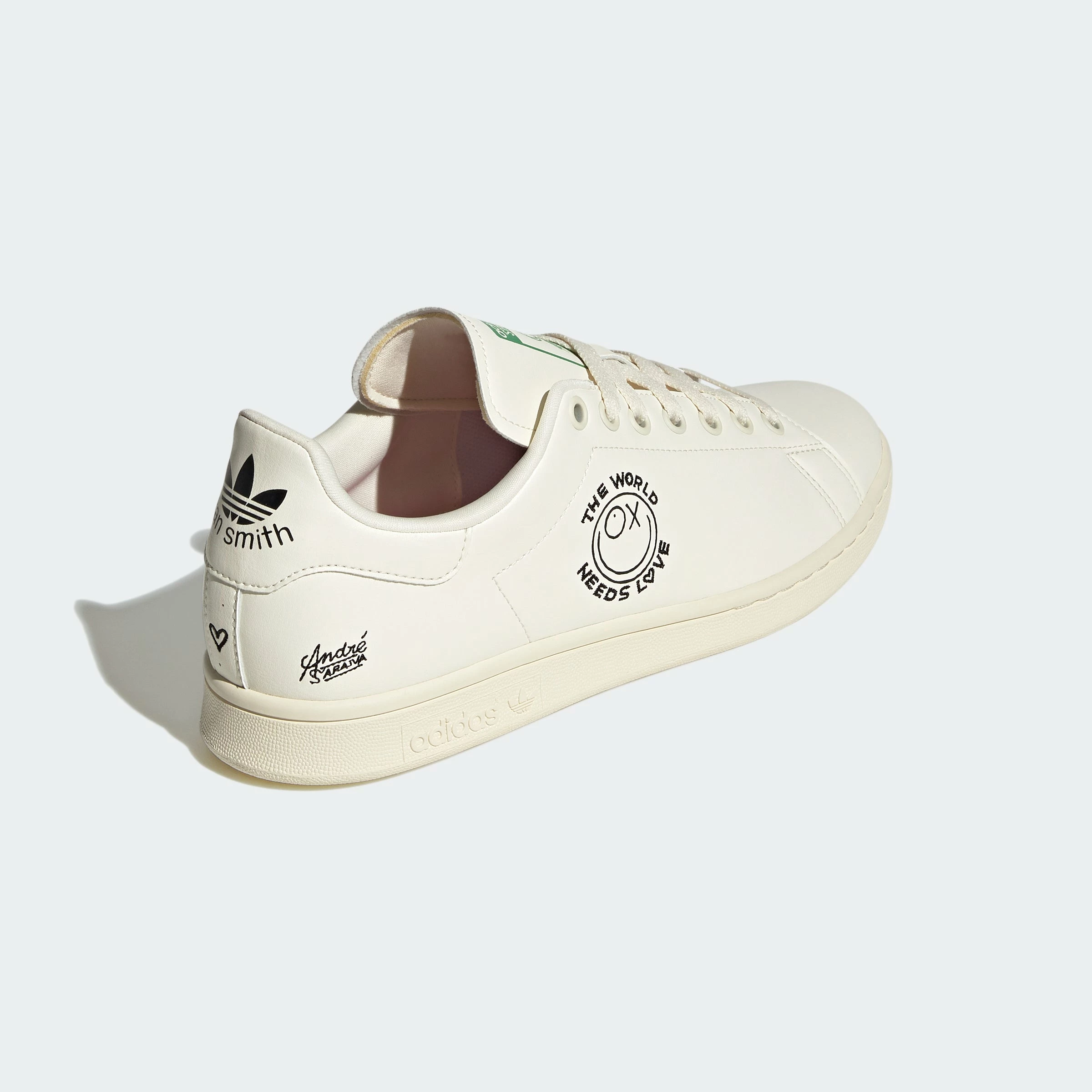 Men's Adidas Originals Stan Smith X André Saraiva Shoes CREAM 9 Men's Adidas Originals Stan Smith X André Saraiva Shoes CREAM - Image 7