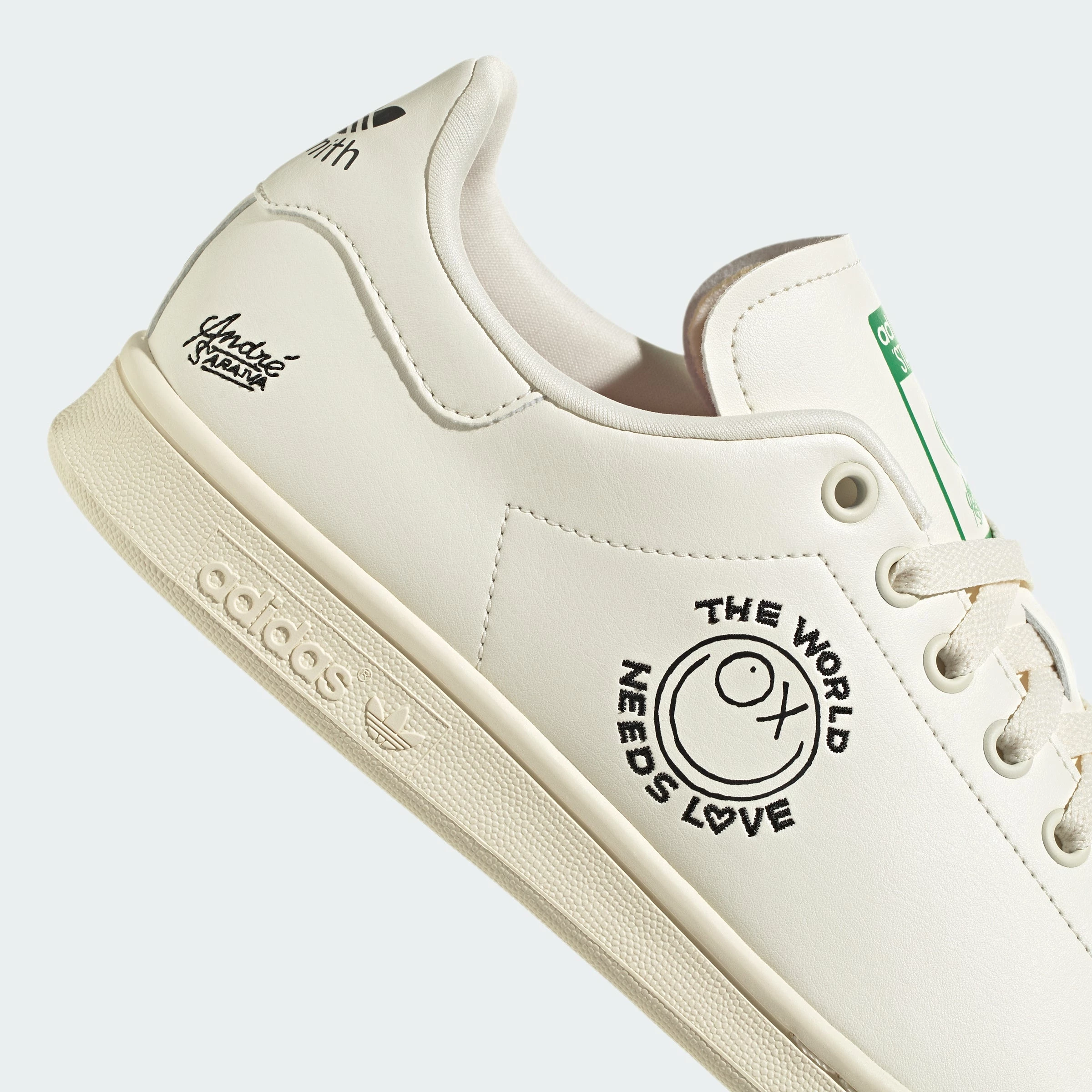 Men's Adidas Originals Stan Smith X André Saraiva Shoes CREAM 11 Men's Adidas Originals Stan Smith X André Saraiva Shoes CREAM - Image 9