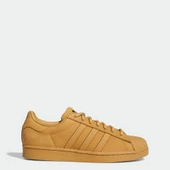 Men's Adidas Originals Superstar Shoes Golden Beige BEIGE