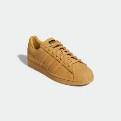 Men's Adidas Originals Superstar Shoes Golden Beige BEIGE -men‘s shop online Men sadidasOriginalsSuperstarShoesGoldenBeigeGZ4831 6