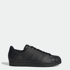 Men's Adidas Originals Superstar Shoes Triple Black BLACK