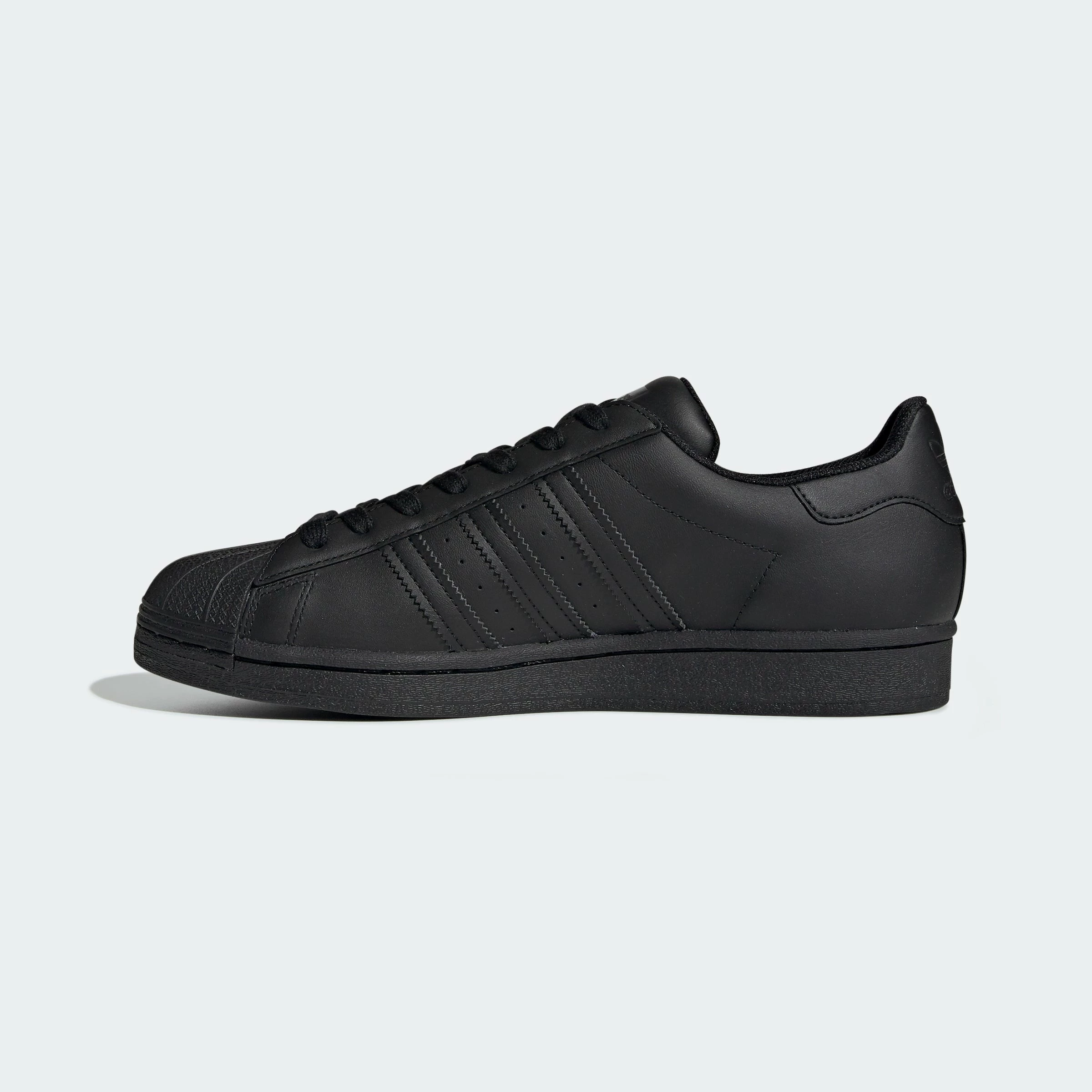 Men's Adidas Originals Superstar Shoes Triple Black BLACK 9 Men's Adidas Originals Superstar Shoes Triple Black BLACK - Image 7