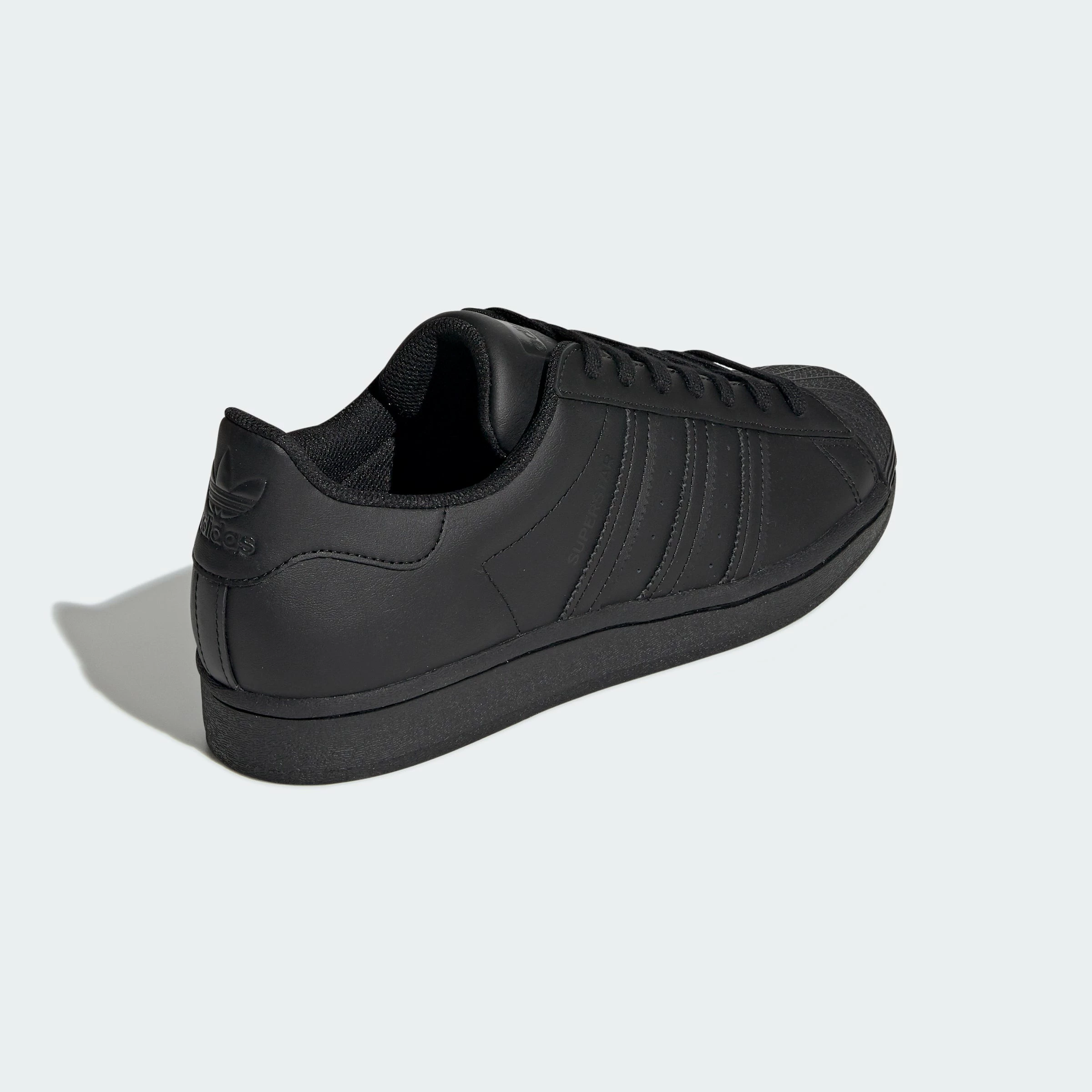 Men's Adidas Originals Superstar Shoes Triple Black BLACK 7 Men's Adidas Originals Superstar Shoes Triple Black BLACK - Image 5