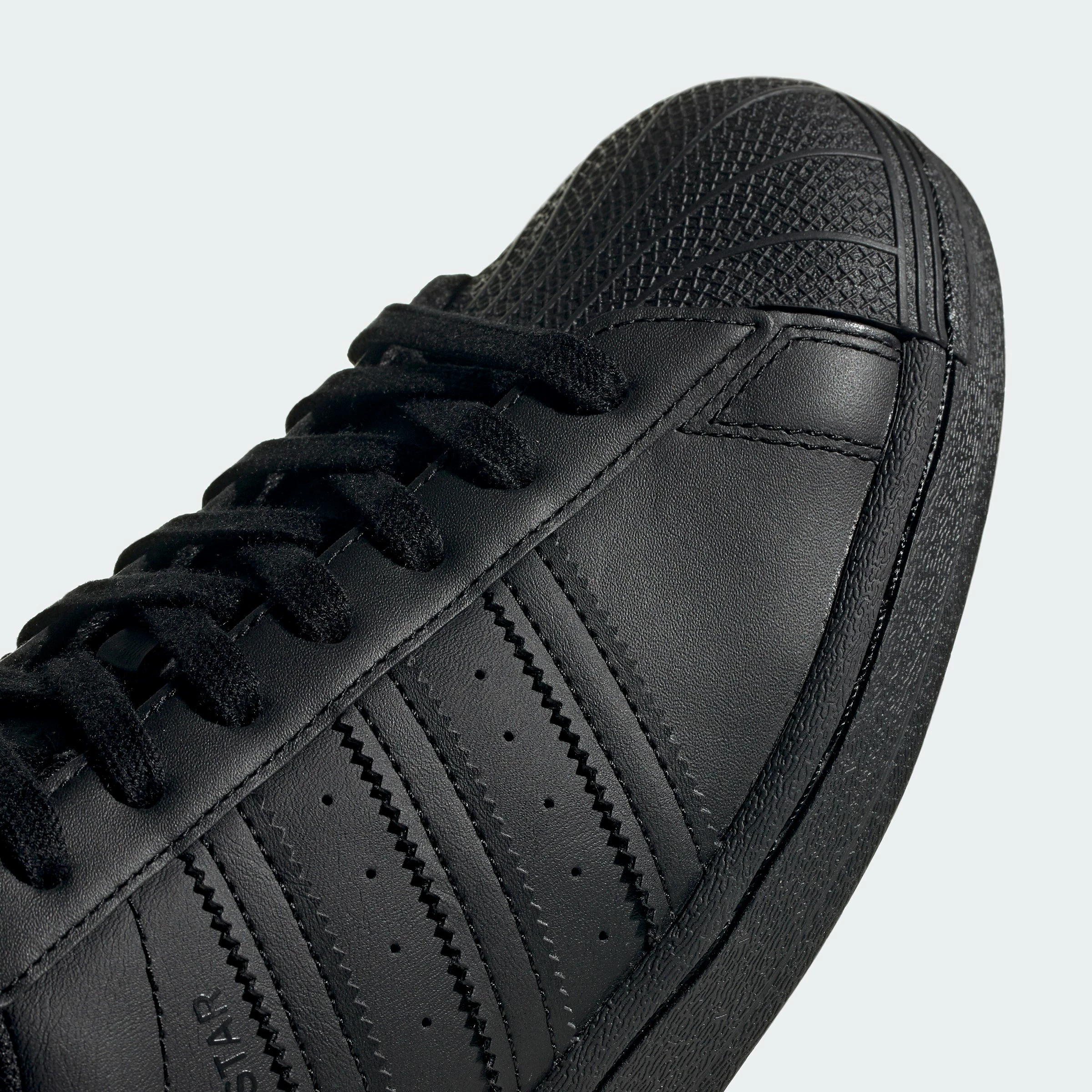 Men's Adidas Originals Superstar Shoes Triple Black BLACK 11 Men's Adidas Originals Superstar Shoes Triple Black BLACK - Image 9
