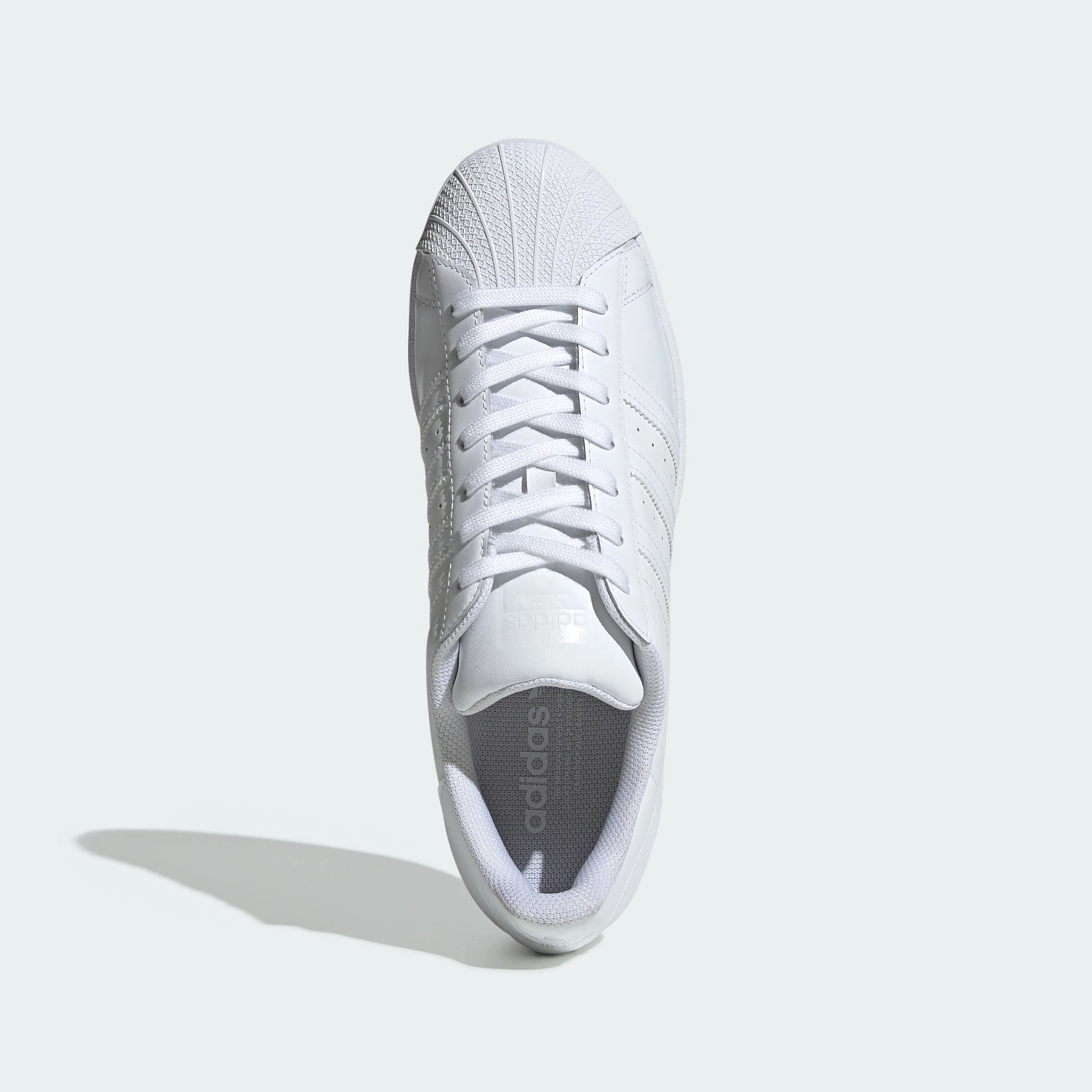 Men's Adidas Originals Superstar Shoes Triple White WHITE 4 Men's Adidas Originals Superstar Shoes Triple White WHITE - Image 2