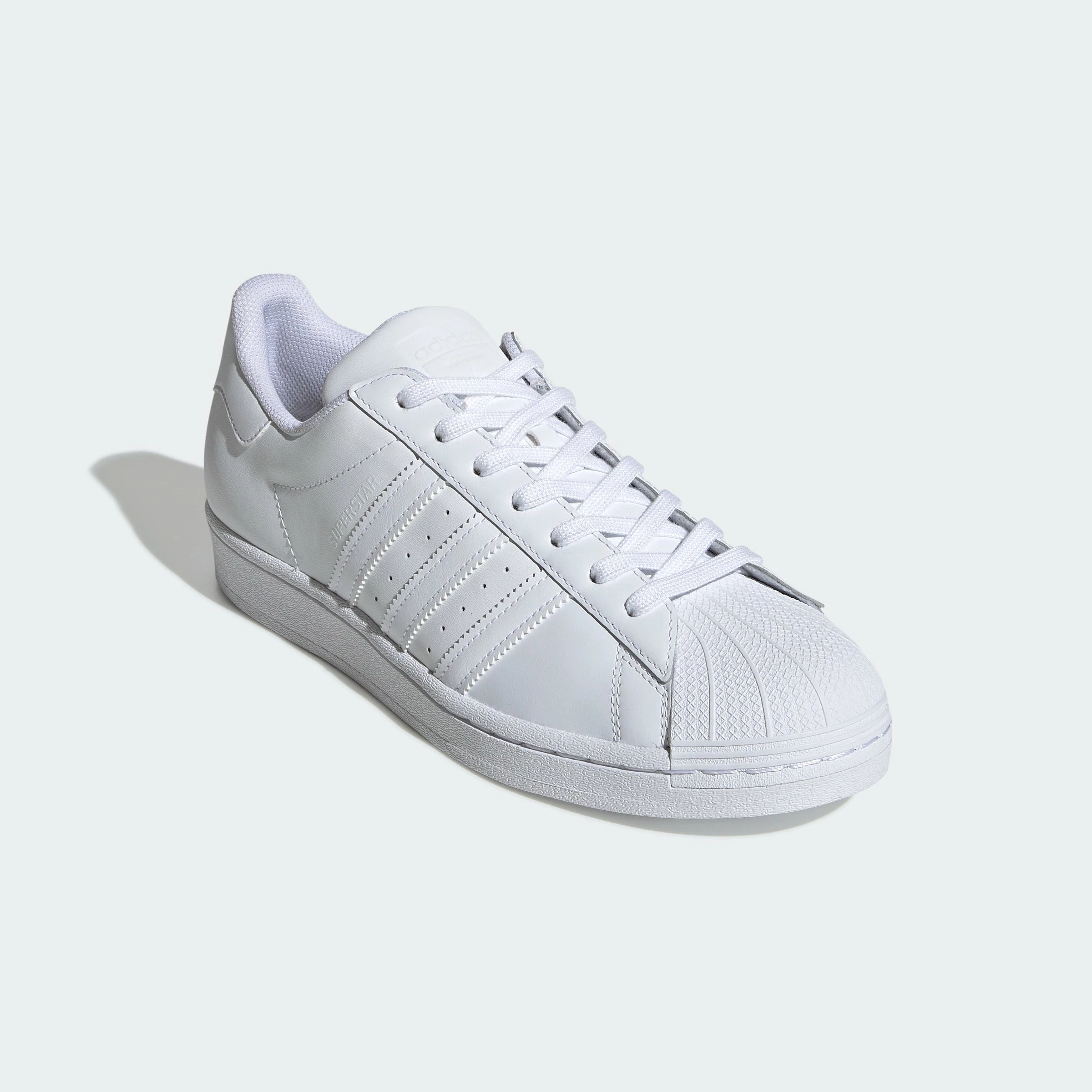 Men's Adidas Originals Superstar Shoes Triple White WHITE 6 Men's Adidas Originals Superstar Shoes Triple White WHITE - Image 4