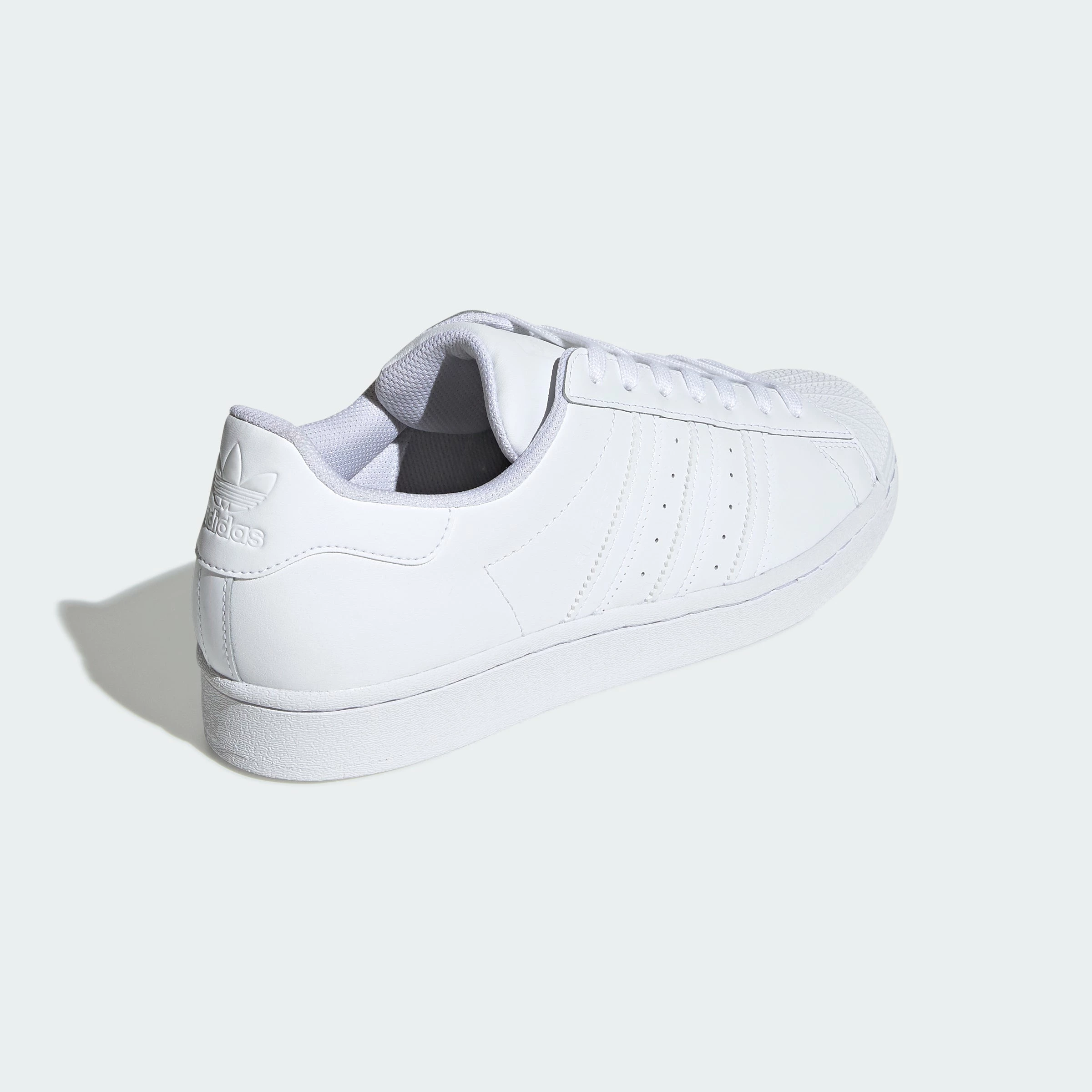 Men's Adidas Originals Superstar Shoes Triple White WHITE 7 Men's Adidas Originals Superstar Shoes Triple White WHITE - Image 5