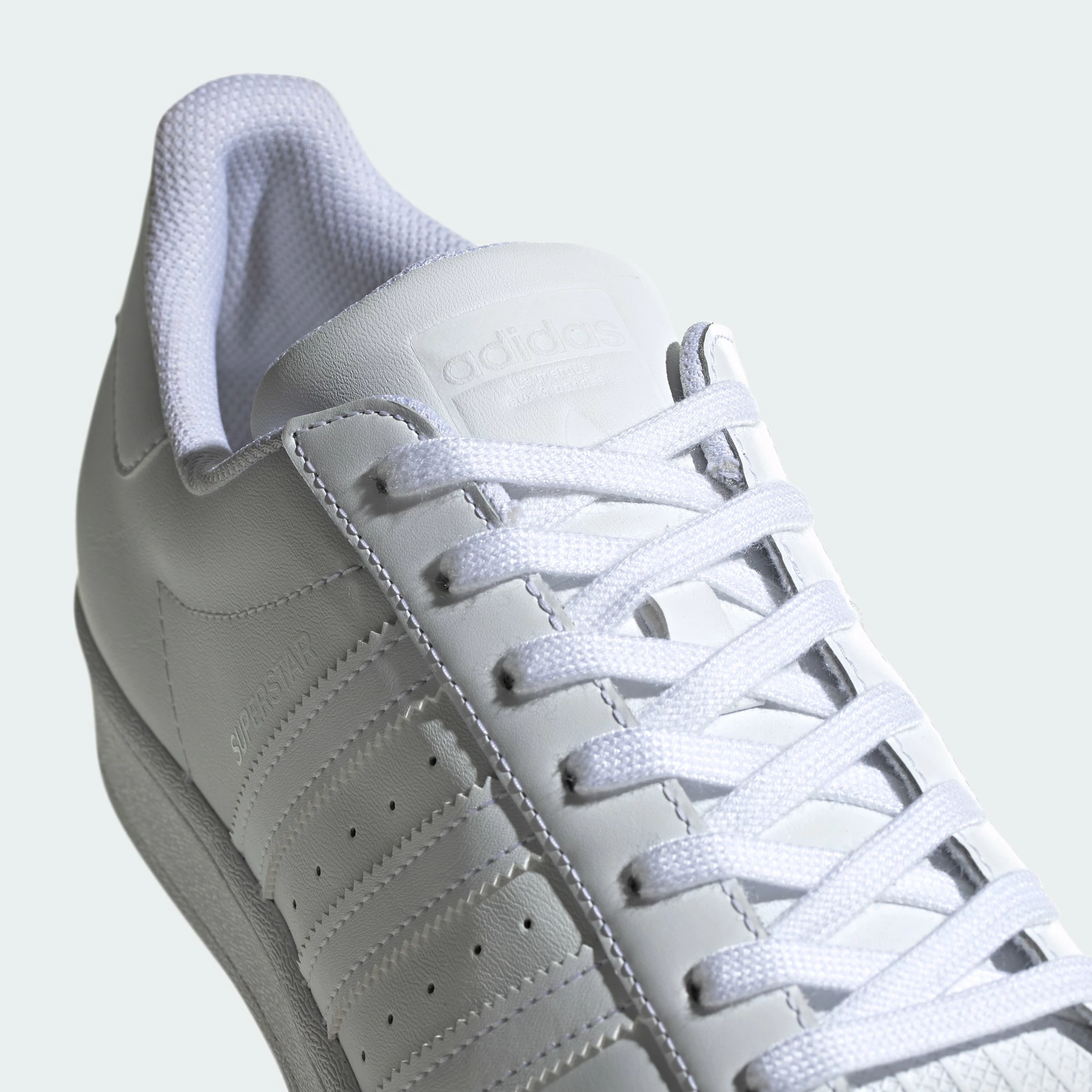 Men's Adidas Originals Superstar Shoes Triple White WHITE 10 Men's Adidas Originals Superstar Shoes Triple White WHITE - Image 8