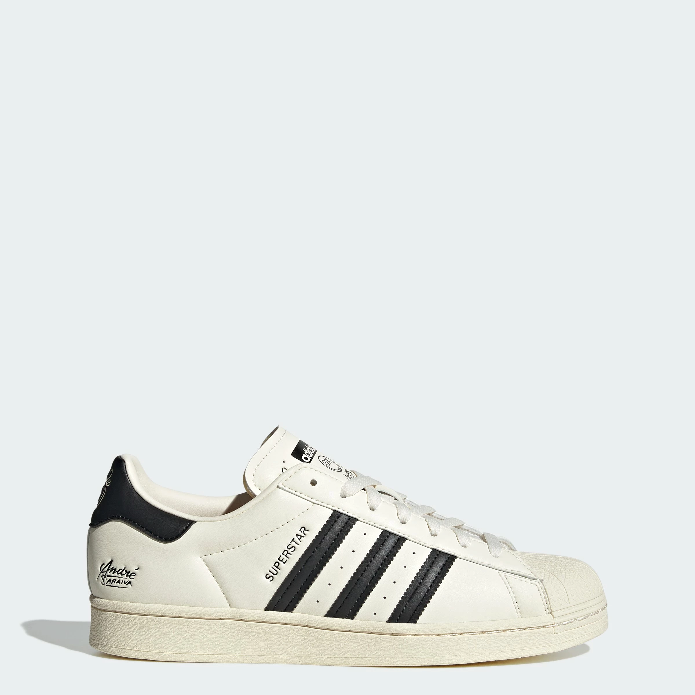 Men's Adidas Originals Superstar X André Saraiva Shoes CREAM 3 Men's Adidas Originals Superstar X André Saraiva Shoes CREAM