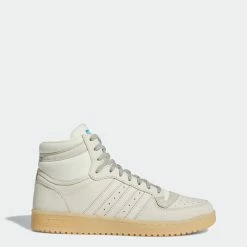 Men’s Adidas Originals Top Ten RB Shoes Off White WHITE