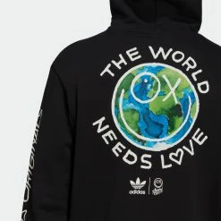 Men's Adidas Originals X André Saraiva Hoodie Black BLACK -men‘s shop online Men sadidasOriginalsxAndreSaraivaHoodieBlackHR7112 6