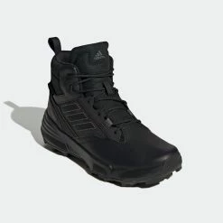 Men’s Adidas Terrex Unity Leather Mid RAIN.RDY Hiking Boots Black BLACK -men‘s shop online Men sadidasTerrexUnityLeatherMidRAIN.RDYHikingBootsBlackGZ3325 4