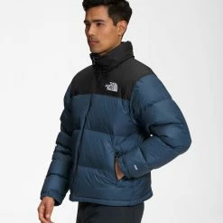 Men's The North Face 1996 Retro Nuptse Jacket Shady Blue BLUE -men‘s shop online NF0A3C8D HDC model34