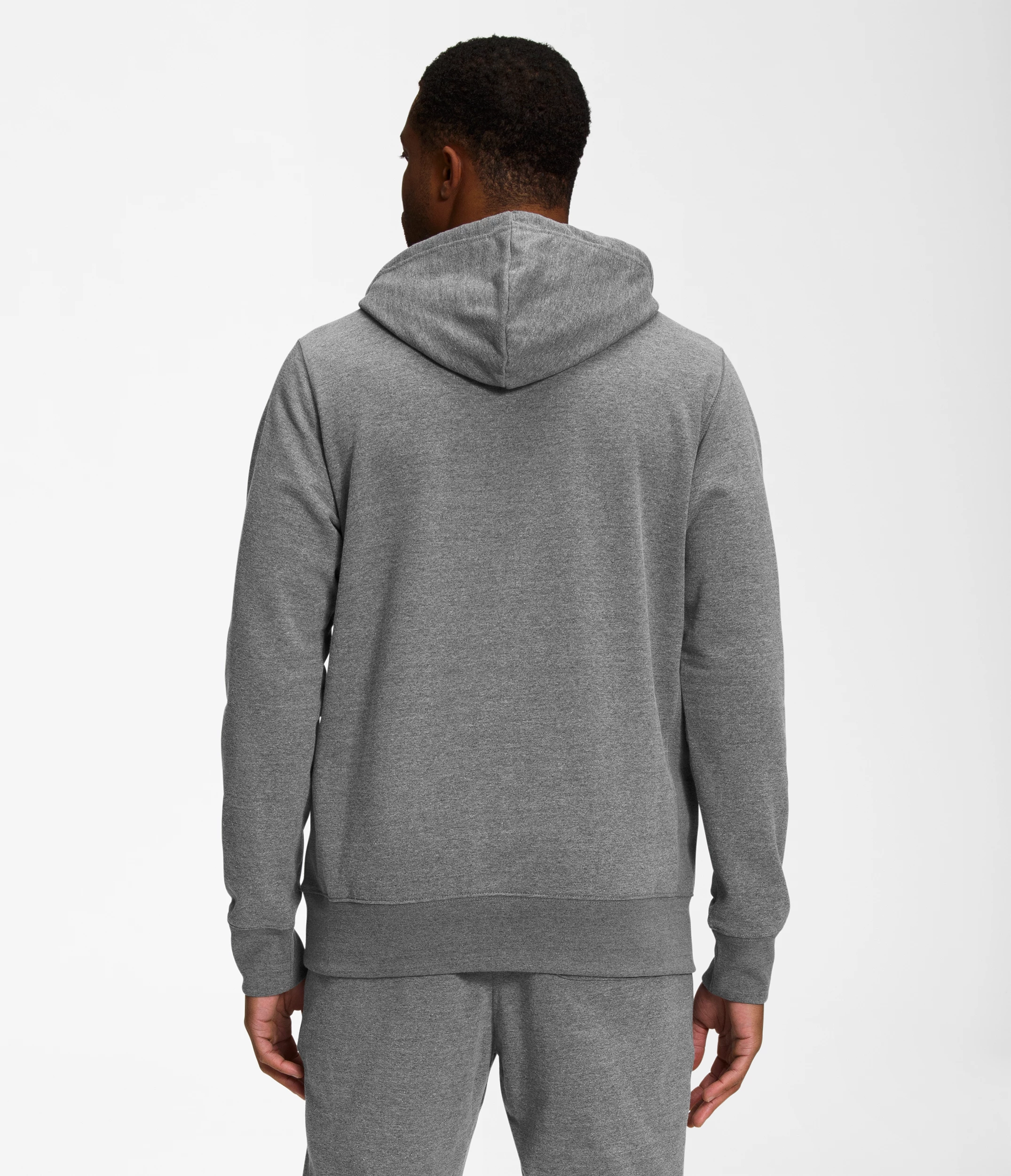 Men's The North Face Heritage Patch Pullover Hoodie Grey GRAY 4 Men's The North Face Heritage Patch Pullover Hoodie Grey GRAY - Image 2