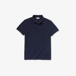 Men's Lacoste Paris Regular Fit Cotton Piqué Polo Navy NAVY