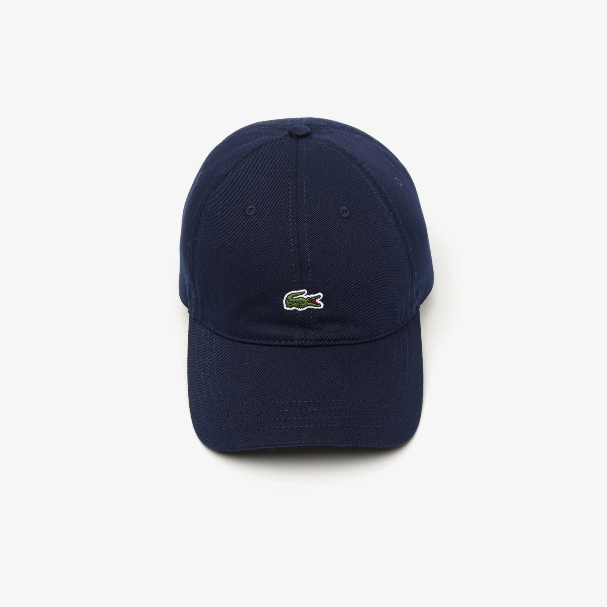Lacoste Organic Cotton Twill Cap Navy NAVY 4 Lacoste Organic Cotton Twill Cap Navy NAVY - Image 2