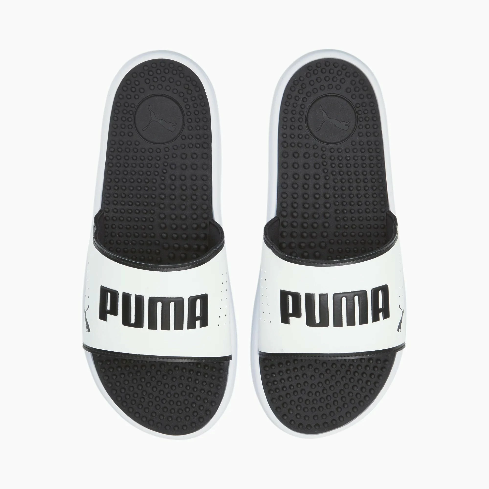 Men's PUMA Softride Massage Slides White WHITE 5 Men's PUMA Softride Massage Slides White WHITE - Image 3