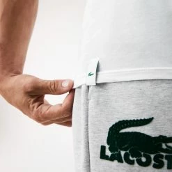 Men's Lacoste Crew Neck Cotton T-Shirt 3-Pack White WHITE -men‘s shop online TH3321 BXY 23