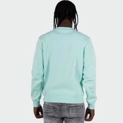 Men's TWO MILL TWENTY "No Mercy" Graphic Embroidered Sweatshirt Mint Green GREEN -men‘s shop online TMF32205MNT G 04