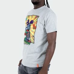 Men's Two Mill Twenty "Ruthless" Graphic T-Shirt Grey GRAY -men‘s shop online TMT32201HGY 01