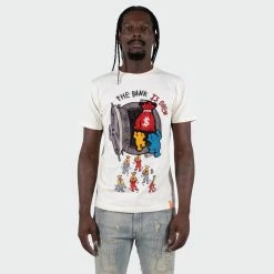 Men's TWO MILL TWENTY "The Bank Is Open" Graphic T-Shirt Off White WHITE -men‘s shop online TMT80473IVY G 02