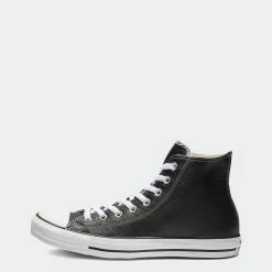 Unisex Converse Chuck Taylor All Star Leather Hi Shoes Black BLACK -men‘s shop online Unisex Chuck Taylor All Star Leather 132170C 03