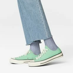 Unisex Converse Canvas Chuck 70 Low Top Prism Green GREEN -men‘s shop online Unisex Converse Canvas Chuck 70 Low Top Prism Green A00750C 06