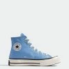 Unisex Converse Chuck 70 Vintage Canvas High Top Brisk Blue BLUE -men‘s shop online Unisex Converse Chuck 70 Vintage Canvas High Top Brisk Blue A03385C 01