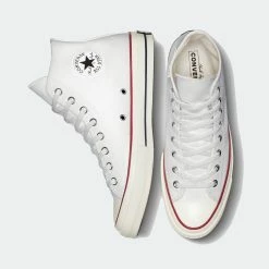 Unisex Converse Chuck 70 Vintage Canvas High Top White WHITE 12 Unisex Converse Chuck 70 Vintage Canvas High Top White WHITE -men‘s shop online Unisex Converse Chuck 70 Vintage Canvas High Top White 162056C 05
