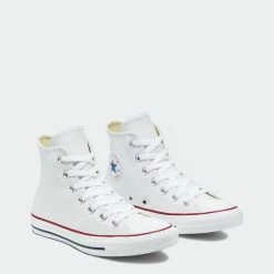 Unisex Converse Chuck Taylor All Star Leather Hi Shoes White WHITE 9 Unisex Converse Chuck Taylor All Star Leather Hi Shoes White WHITE -men‘s shop online Unisex Converse Chuck Taylor All Star Leather Hi Shoes White 132169C 03