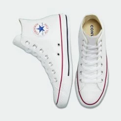 Unisex Converse Chuck Taylor All Star Leather Hi Shoes White WHITE 10 Unisex Converse Chuck Taylor All Star Leather Hi Shoes White WHITE -men‘s shop online Unisex Converse Chuck Taylor All Star Leather Hi Shoes White 132169C 04