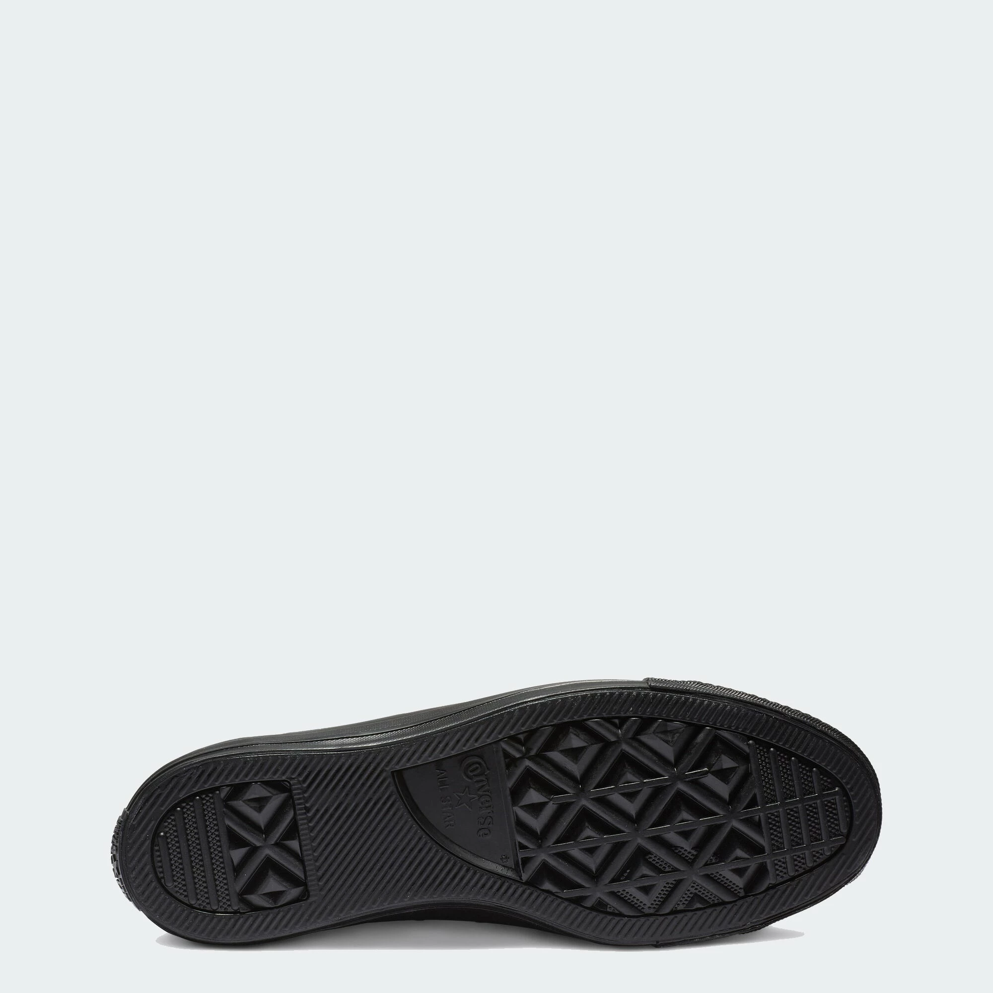 Unisex Converse Chuck Taylor All Star Leather Shoes Black Mono BLACK 4 Unisex Converse Chuck Taylor All Star Leather Shoes Black Mono BLACK - Image 2