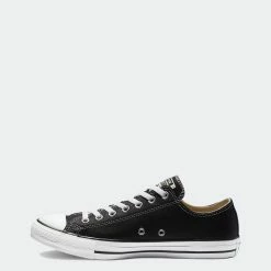 Unisex Converse Chuck Taylor All Star Leather Shoes Black BLACK -men‘s shop online Unisex Converse Chuck Taylor All Star Leather Shoes Black 132174C 03