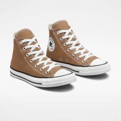 Unisex Converse Chuck Taylor All Star Hi Shoes Sand Dune BROWN -men‘s shop online UnisexConverseChuckTaylorAllStarHiShoesSandDune A00786F 4