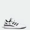 Adidas Originals Forum Low Shoes White Black WHITE
