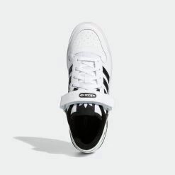 men‘s shop online -men‘s shop online adidasOriginalsForumLowShoesWhiteBlackFY7757 3