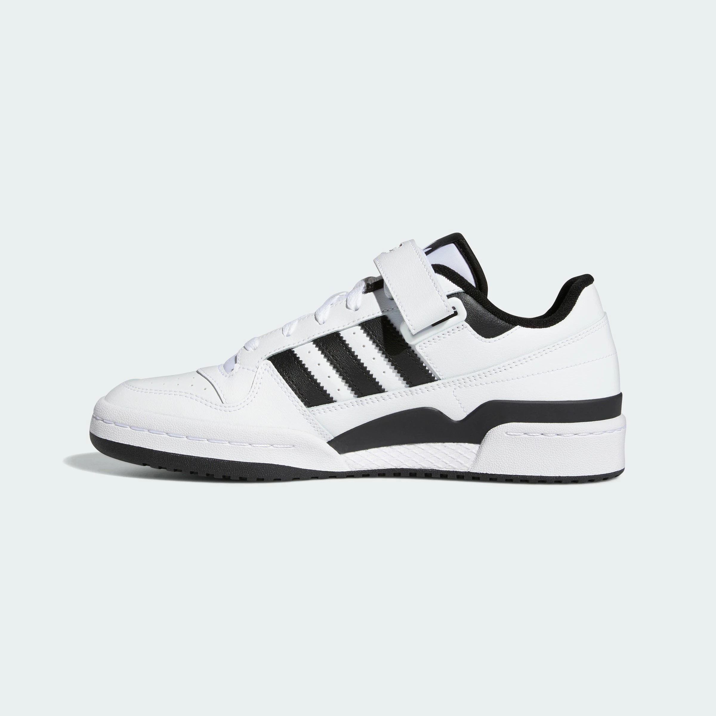 Adidas Originals Forum Low Shoes White Black WHITE 9 Adidas Originals Forum Low Shoes White Black WHITE - Image 7