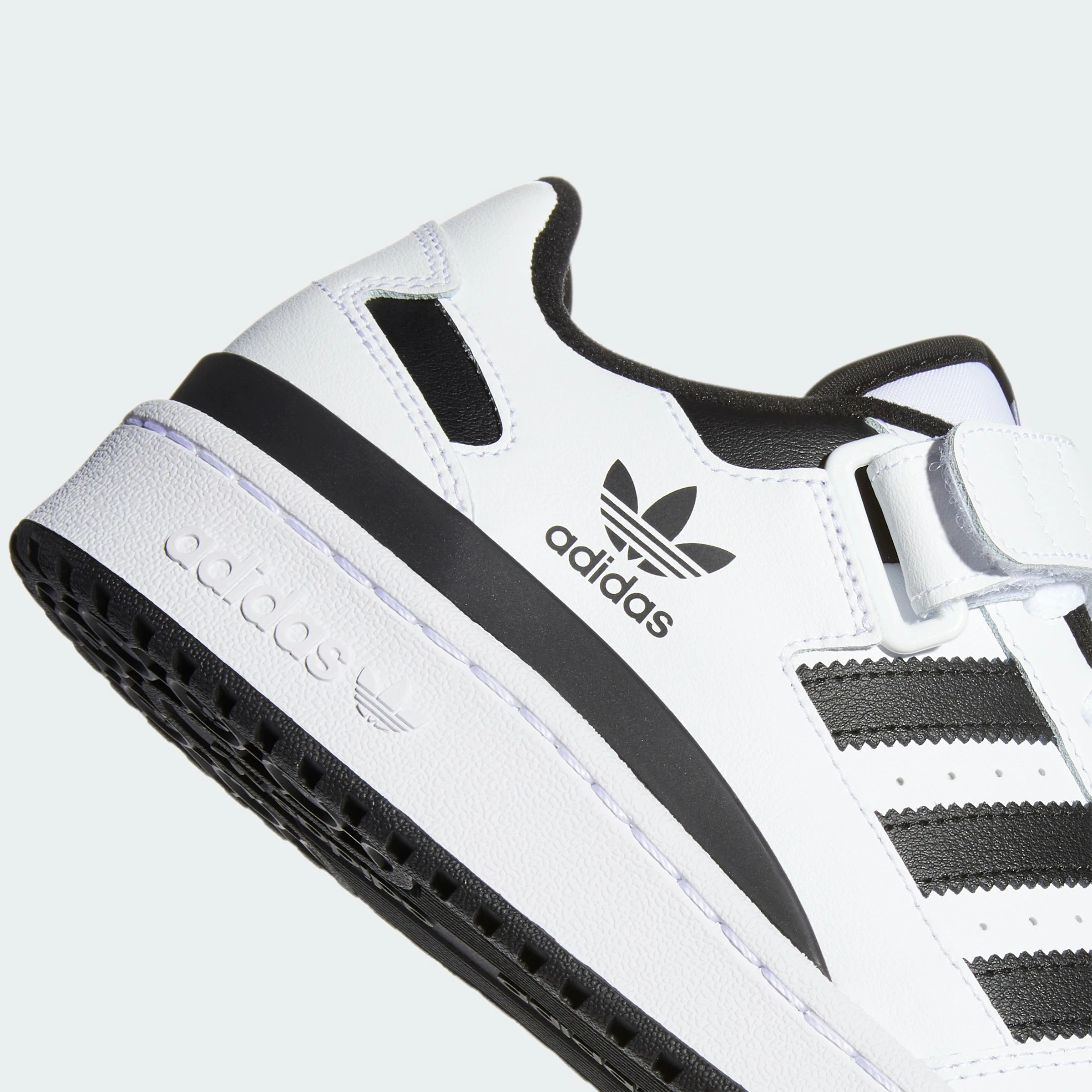 Adidas Originals Forum Low Shoes White Black WHITE 10 Adidas Originals Forum Low Shoes White Black WHITE - Image 8