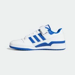 Adidas Originals Forum Low Shoes White Blue WHITE -men‘s shop online adidasOriginalsForumLowShoesWhiteBlueFY7756 5