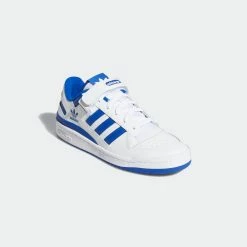Adidas Originals Forum Low Shoes White Blue WHITE -men‘s shop online adidasOriginalsForumLowShoesWhiteBlueFY7756 6