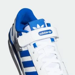 Adidas Originals Forum Low Shoes White Blue WHITE -men‘s shop online adidasOriginalsForumLowShoesWhiteBlueFY7756 8