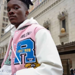 Unisex First Row State League Varsity Jacket Pink PINK -men‘s shop online p2 3500x 7b8f9a40 b377 4170 ac32 6bf6dd41ee9a scaled