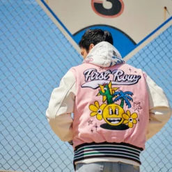 Unisex First Row State League Varsity Jacket Pink PINK -men‘s shop online pink2 3500x cdb90761 bf48 4644 92c5 3cd095442570 scaled