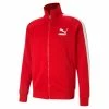 Men's PUMA Iconic T7 Track Jacket Red RED