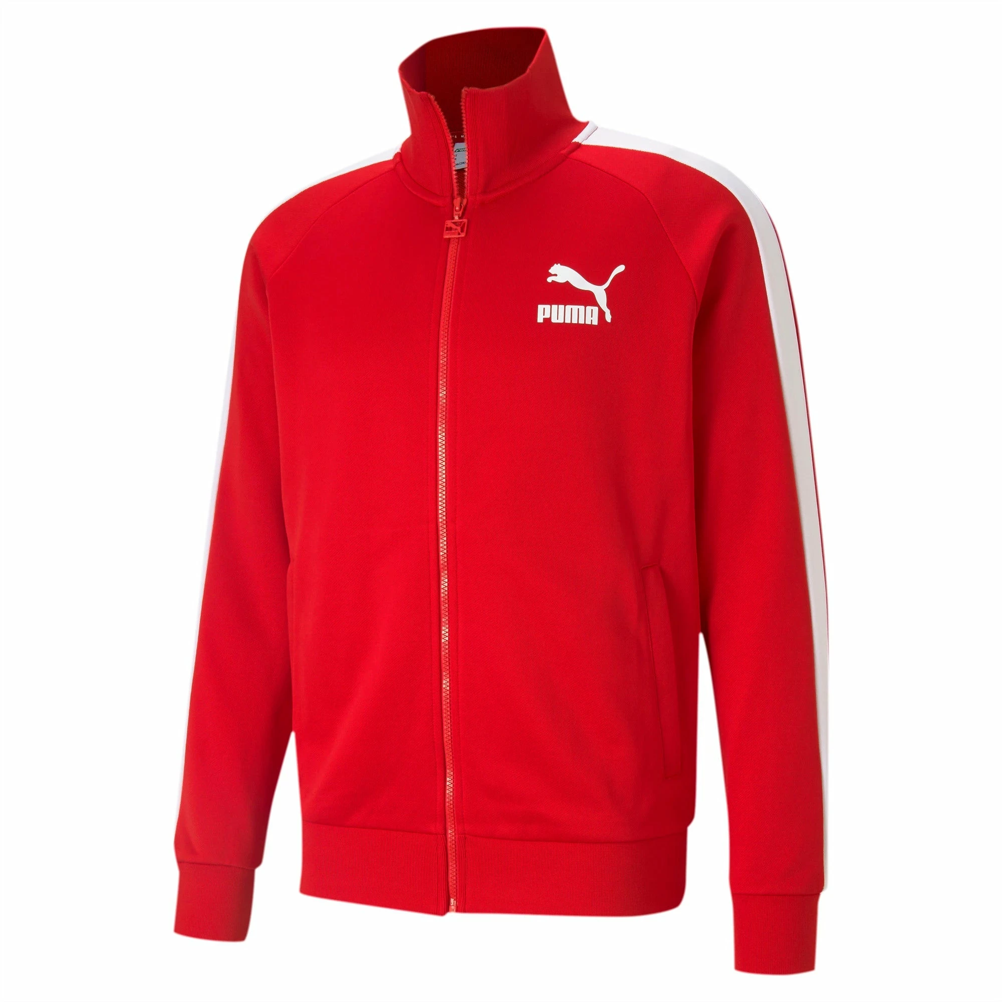 Men's PUMA Iconic T7 Track Jacket Red RED 3 Men's PUMA Iconic T7 Track Jacket Red RED